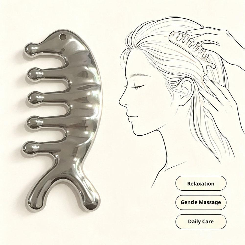 Hair Care Tools - Pente Massageador Multifuncional em Forma de