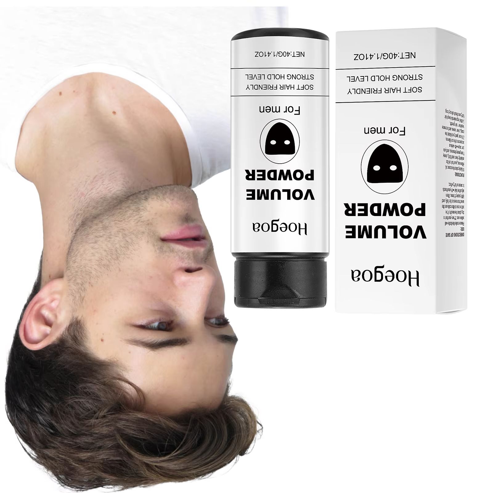 Hair Care Natural Products - Pó Finalizador para Cabelo Masculino, Controle