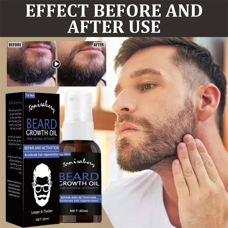 Hair Care Natural Products - Óleo para Crescimento de Barba, Bálsamo