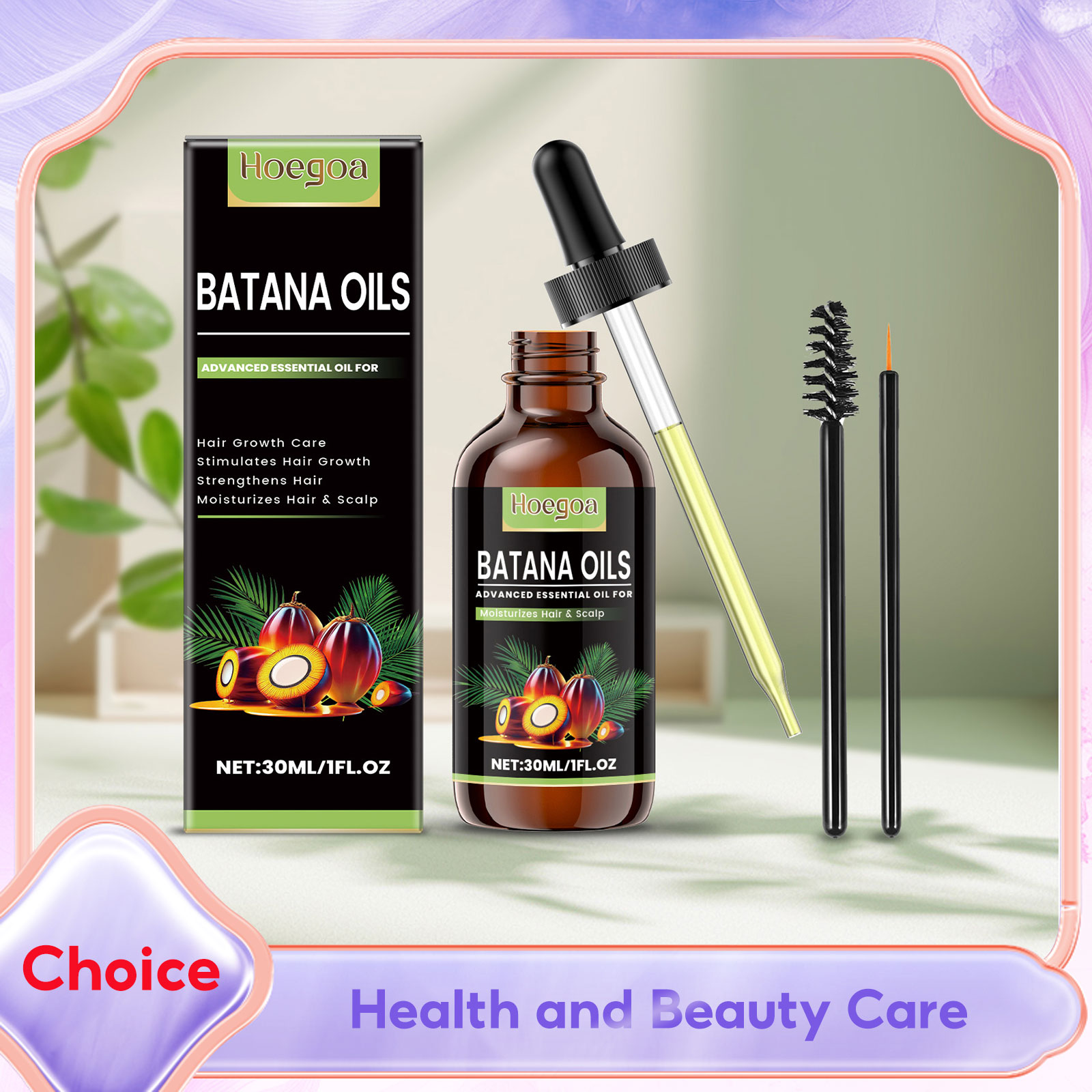 Hair Care Natural - Óleo de batana para o crescimento
