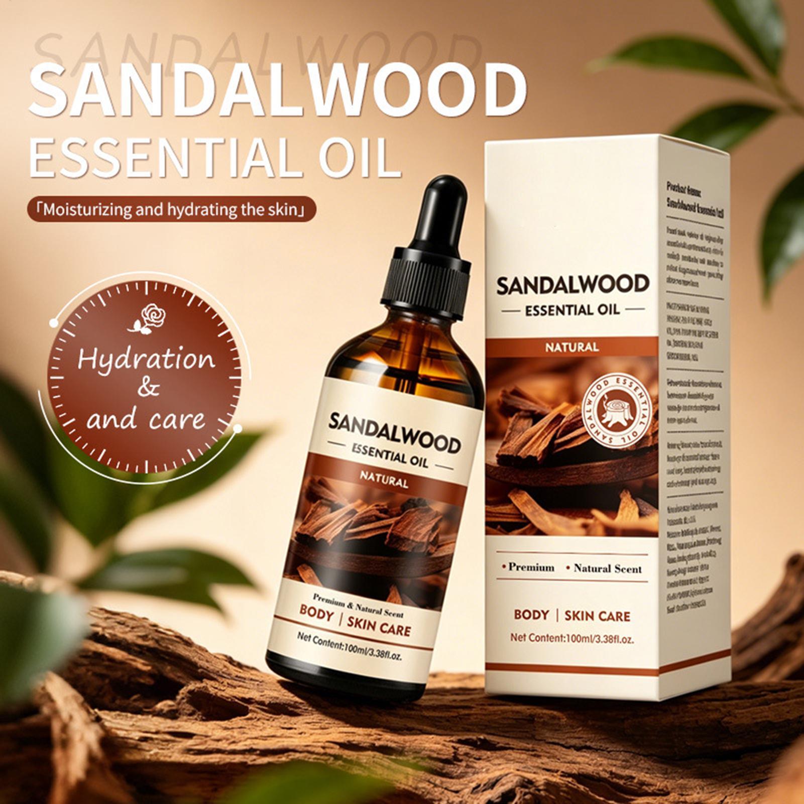 Hair Care Natural - Óleo aromático de sândalo 100ml, óleo
