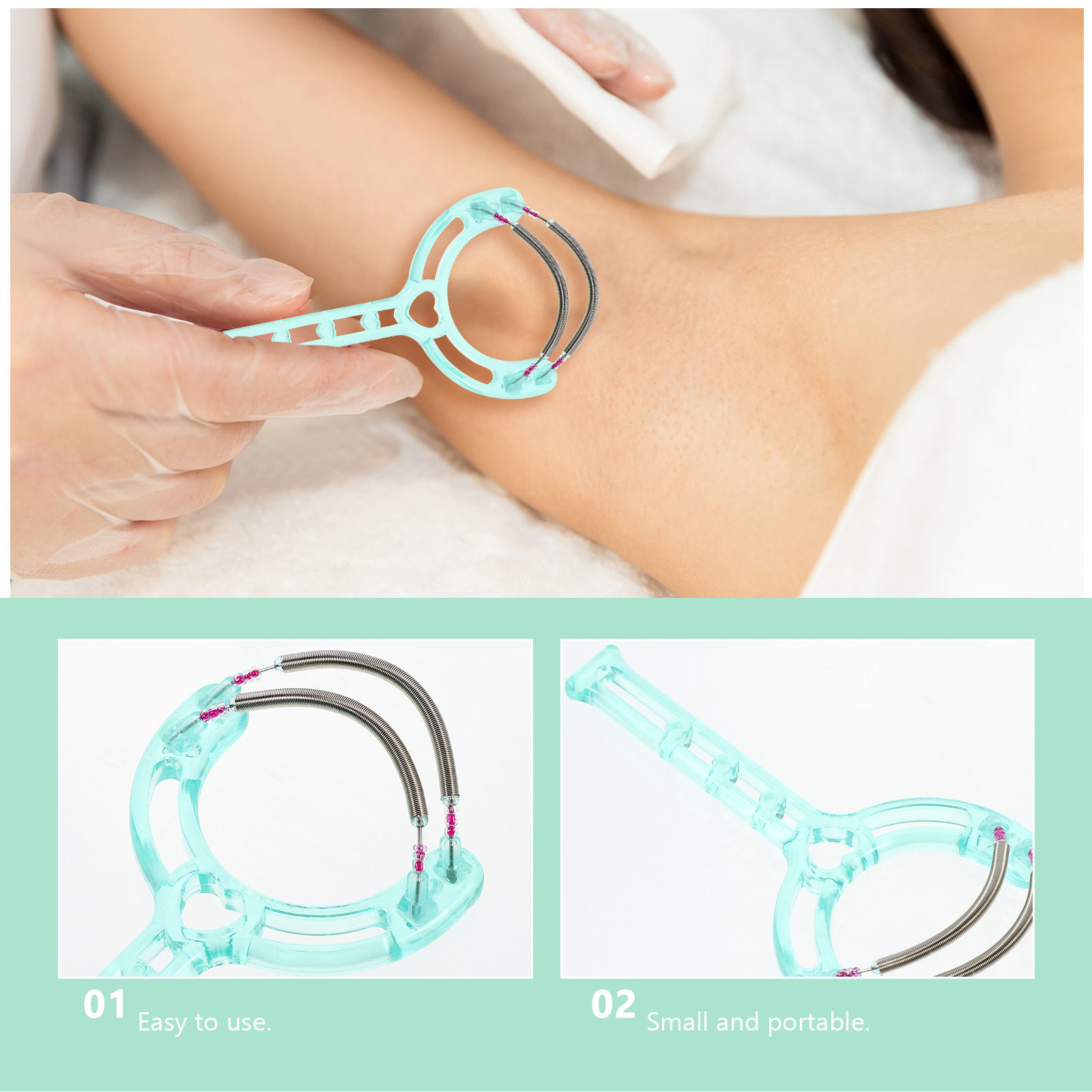Hair Care Tools - Removedor de Pelos Faciais Portátil: Epilador