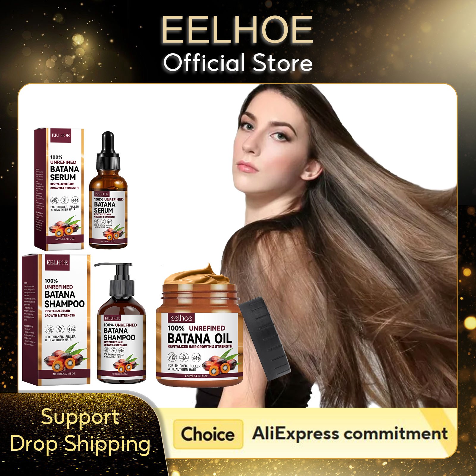 Hair Care Natural - Eelhoe natural batana óleo hidratação profunda