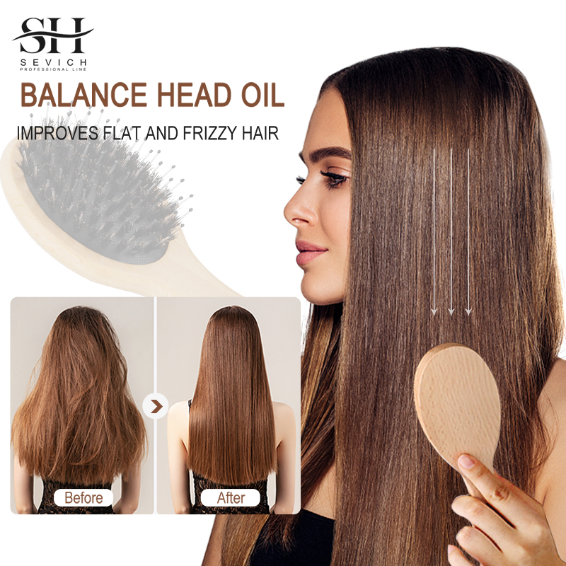 Hair Care Natural - Pente de cabelo de cerdas de