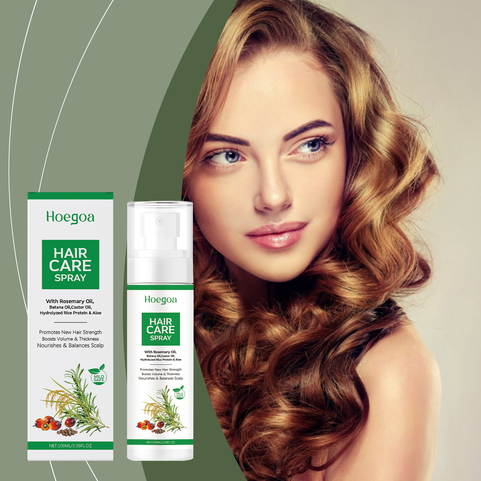 Hair Care Natural Products - Spray Essência para Cuidado do Couro