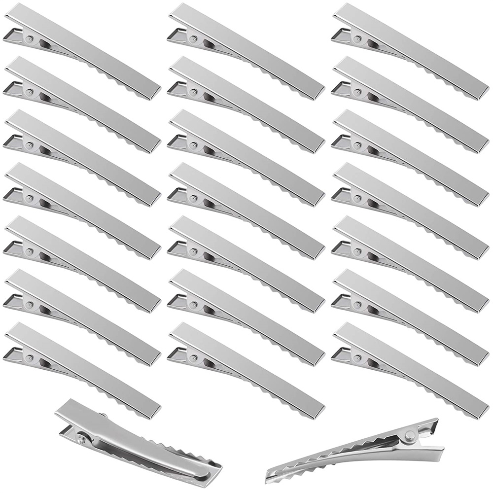 20 pçs metal jacaré em branco  - Hair Care Zinc avaliação e preço