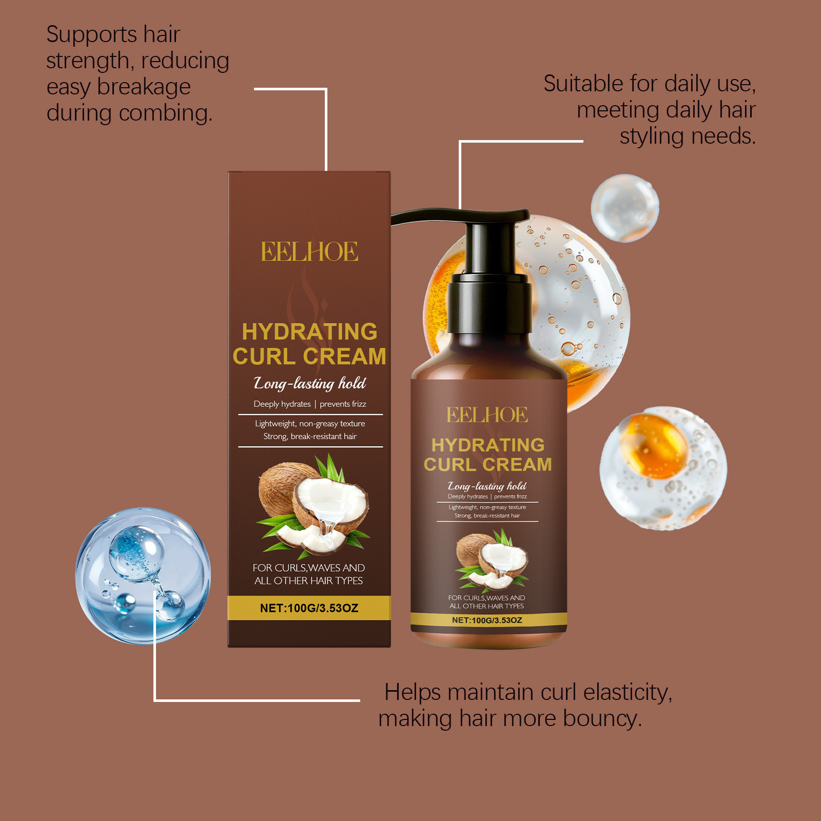 Creme modelador de cachos para - Hair Care Natural avaliação e preço