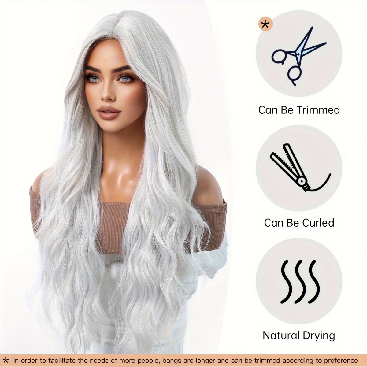Peruca de fibra sintética da m - Hair Care Natural avaliação e preço