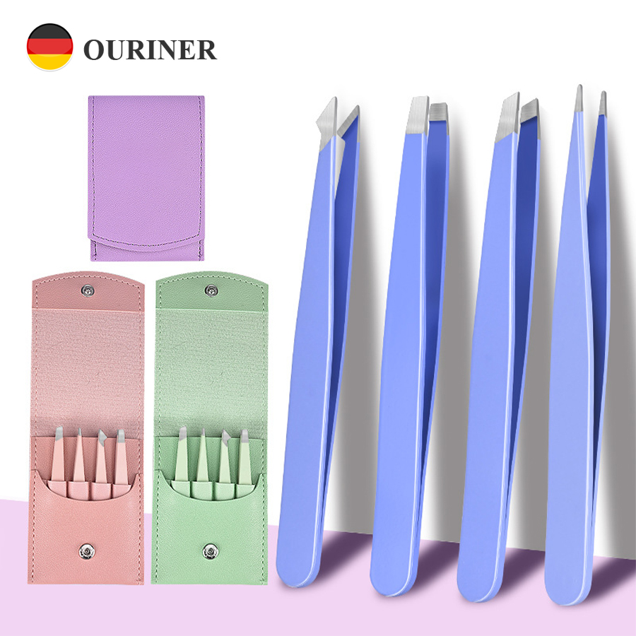 4 pçs pinças de sobrancelha re - Hair Care Tools avaliação e preço
