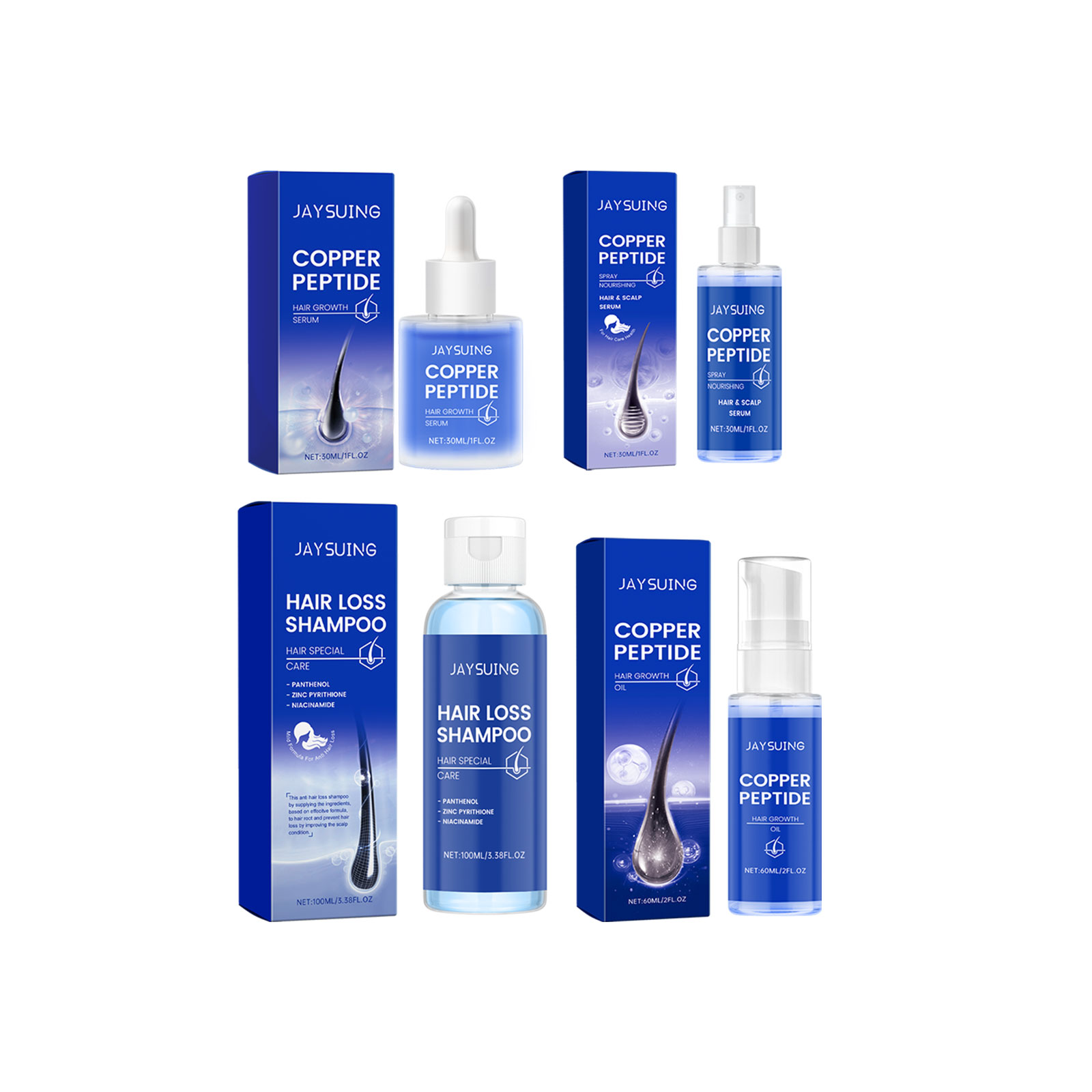 Shampoo com peptídeo de cobre, - Hair Care Natural avaliação e preço