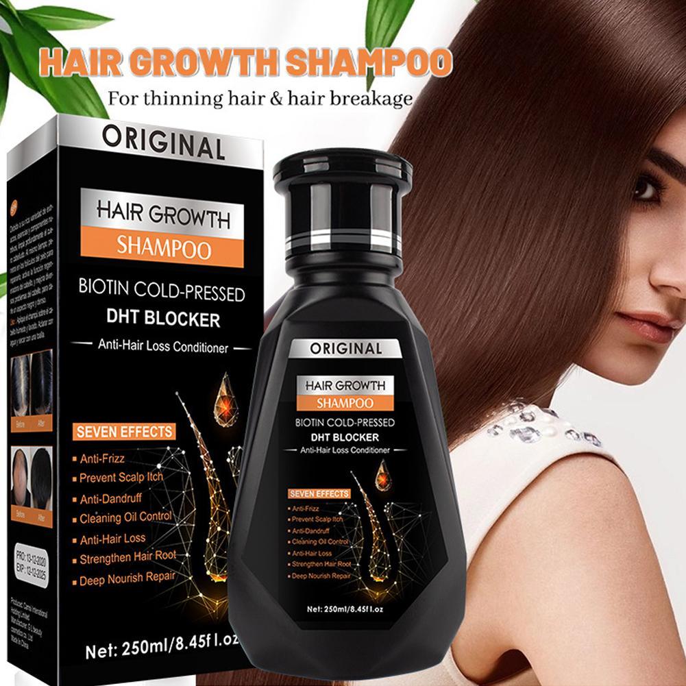 250ml shampoo de biotina com e - Hair Care Dandruff avaliação e preço