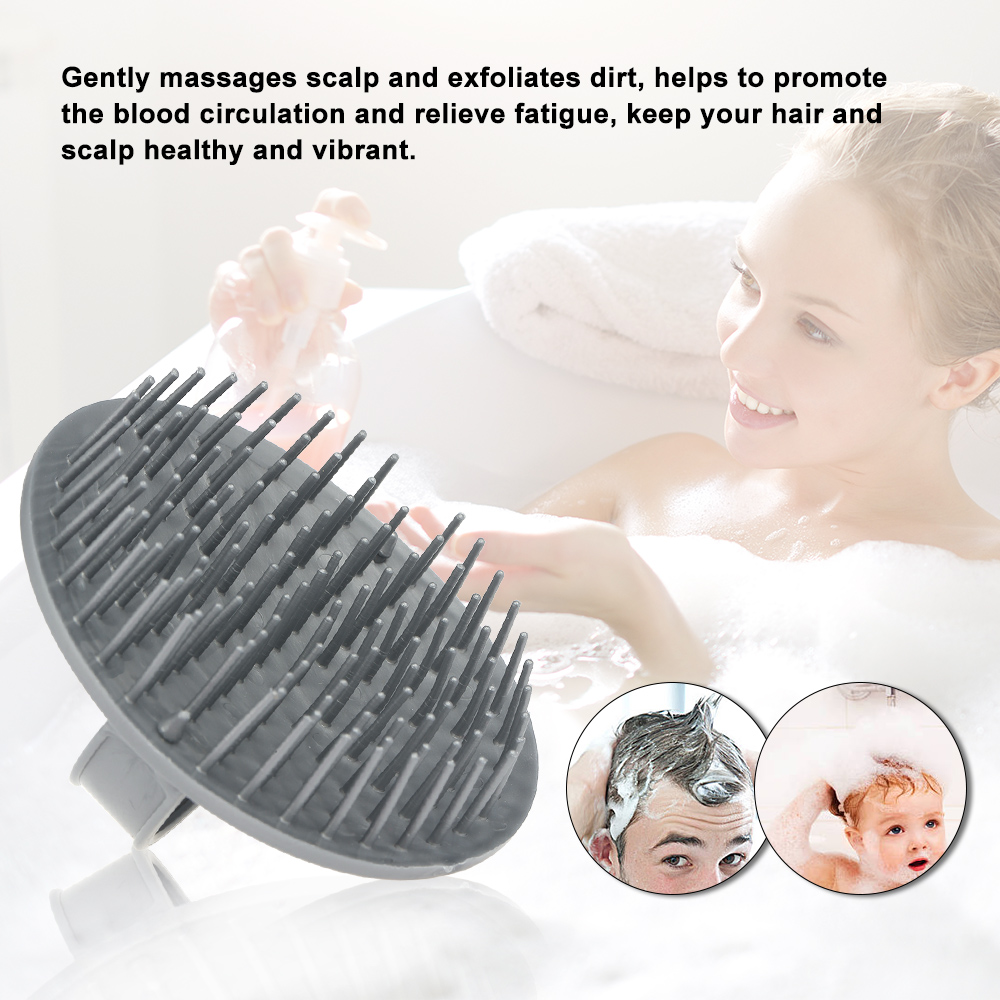 Escova de shampoo de silicone, - Hair Care Dandruff avaliação e preço