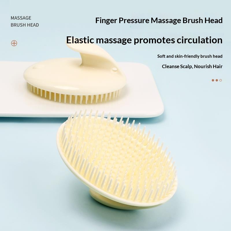 Escova de silicone para shampo - Hair Care Dandruff avaliação e preço