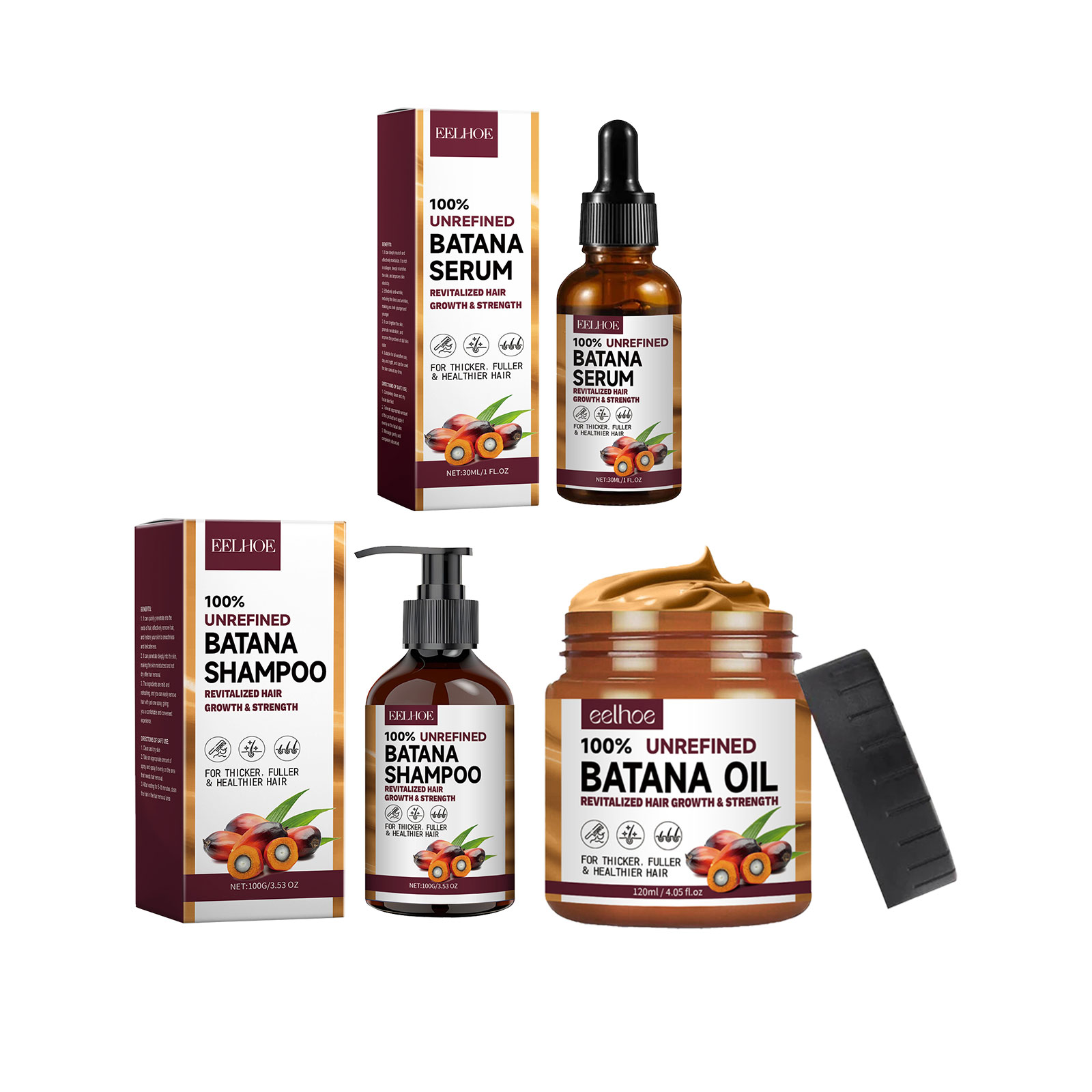 Eelhoe natural batana óleo hid - Hair Care Natural avaliação e preço