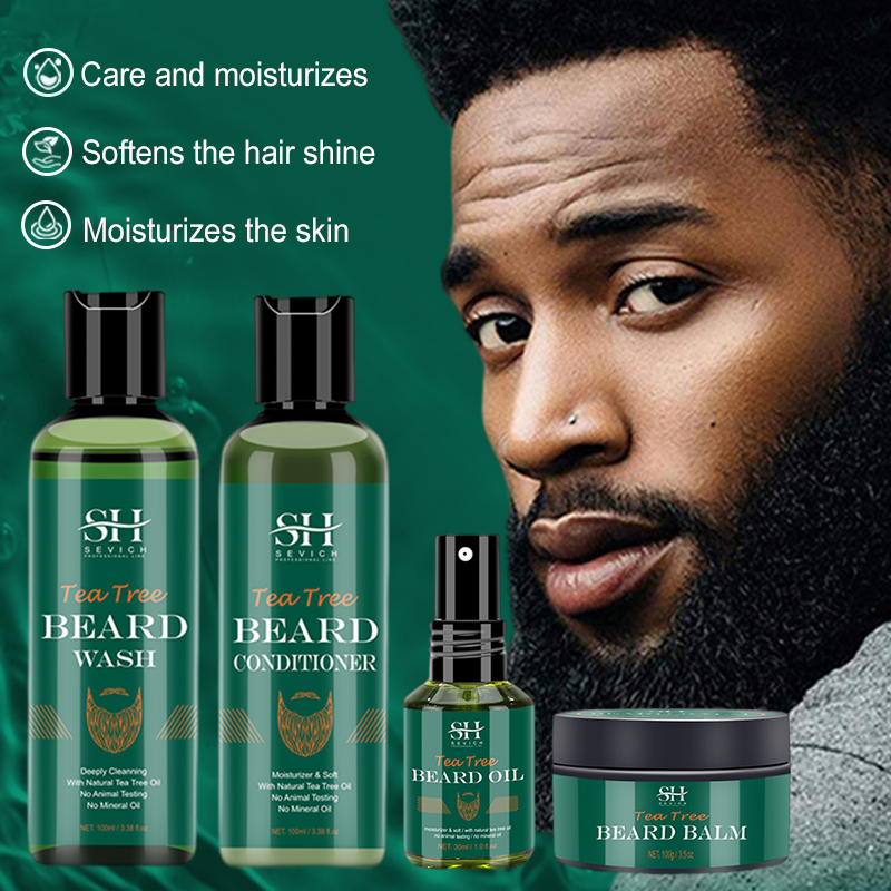 Conjunto de óleo de barba de á - Hair Care Natural Products avaliação e preço